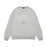 Purple Brand Sweatshirt Loose Crew Neck Sweater