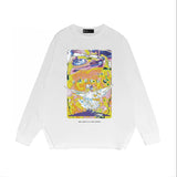 Purple Brand Long Sleeve T-Shirt Fashion Loose Long Sleeve Top