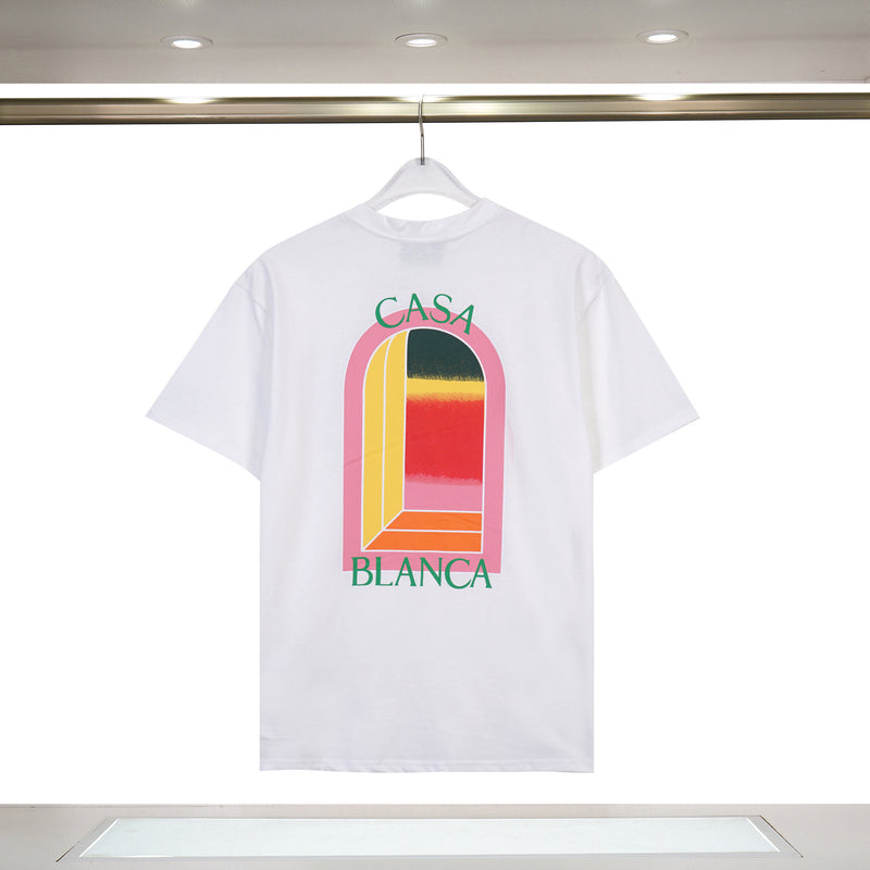 Casablanca T Shirts Rainbow Gate Alphabet