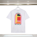 Casablanca T Shirts Rainbow Gate Alphabet