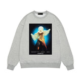 Purple Brand Sweatshirt Loose Crew Neck Sweater