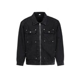 MIJKO Mens Jacket Unisex Mainstream Fashion Denim Jacket