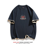 Men's T-Shirts Short-Sleeved T-shirt Men's Summer Pure Cotton T-shirt Men's Top