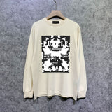 Purple Brand Long Sleeve T-Shirt Fashion Loose Long Sleeve Top