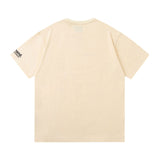 Gallery Dept T-Shirt Hand Painted Color Graffiti Print Short Sleeve T-Shirt