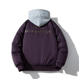 Mens Vintage Jackets Padded Jacket Baseball Jacket Embroidered Cotton Jacket