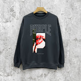 Purple Brand Sweatshirt Loose Crew Neck Sweater