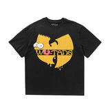 Men Vintage T-Shirts Wu-Tang Clan & The Simpsons Tee