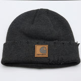 Carhartt Hat Old Ripped Knitted Vintage Cold Hat