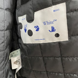 Off White Jacket Autumn/Winter OW Heavy Industries Cartoon Pattern Embroidered Woolen Jacket