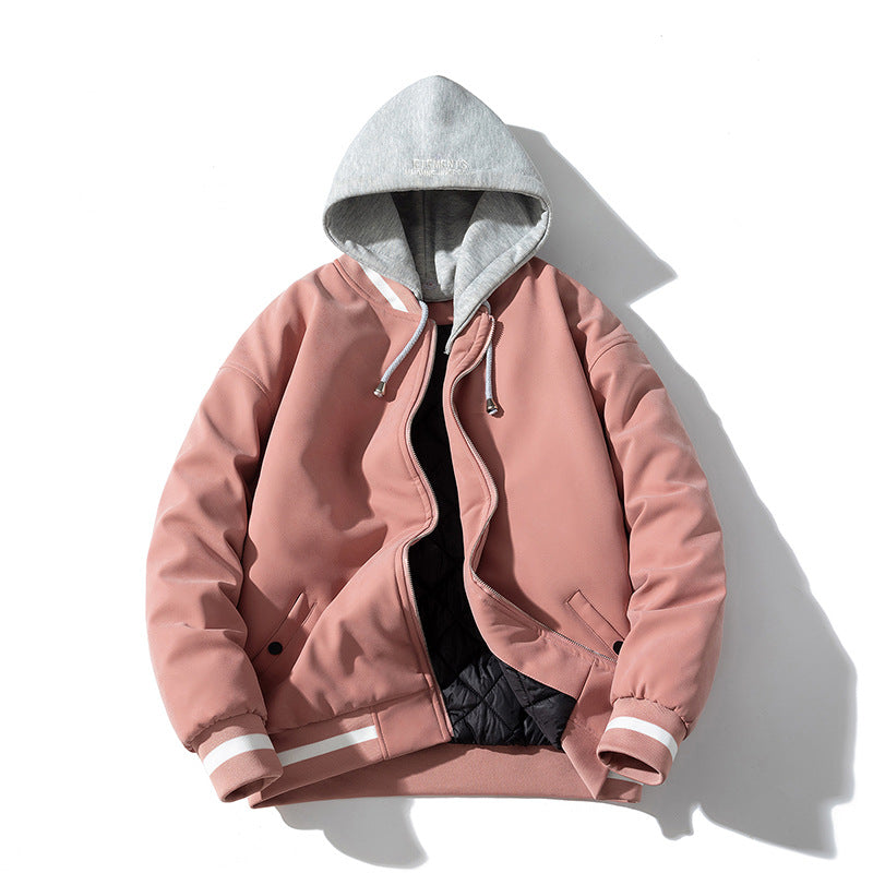 Men's Vintage Jackets Motorcycle Jacket Men's Autumn and Winter Cotton Jacket