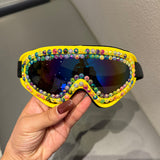 Trendy punk glasses windproof and dustproof adjustable