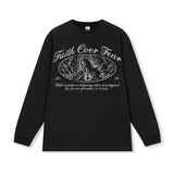 Vintage T-shirts Vintage Printed Short Sleeve T-Shirts Washed and Old