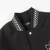 Amiri Jacket Autumn/Winter AMI logo embroidered jacket baseball jersey for men and women