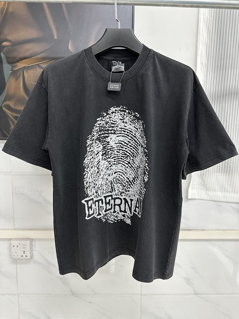 Men Vintage T-Shirts Saint Michael "ETERNA"