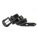 Hip-hop punk rhinestone belt skull accessories