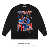 Nba Long Sleeve Shirt Long Sleeve T-shirt High Street Pure Cotton