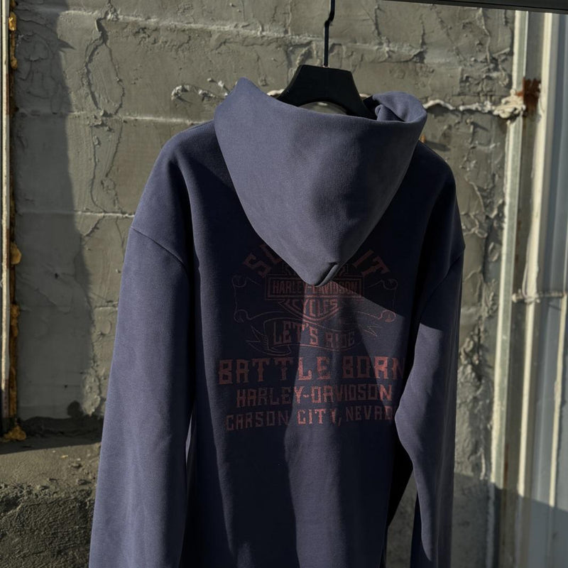Mens Vintage T-Shirts American vintage hoodie casual autumn and winter sweater