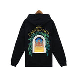 Casablanca Hoodie autumn and winter hooded sweater terry pure cotton