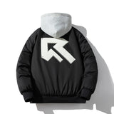 Men's Vintage Jackets Patch Embroidered Jacket Men's Padded Baseball Jacket Cotton Jacket
