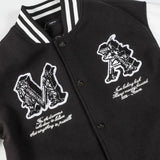 Amiri Jacket AMI Angel Ares Baseball Jacket Jacket Men's and Women's