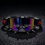 Trendy punk glasses metal rivet eye protection sponge