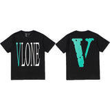Vlone T Shirts Short Sleeve Men's and Women's T-shirt