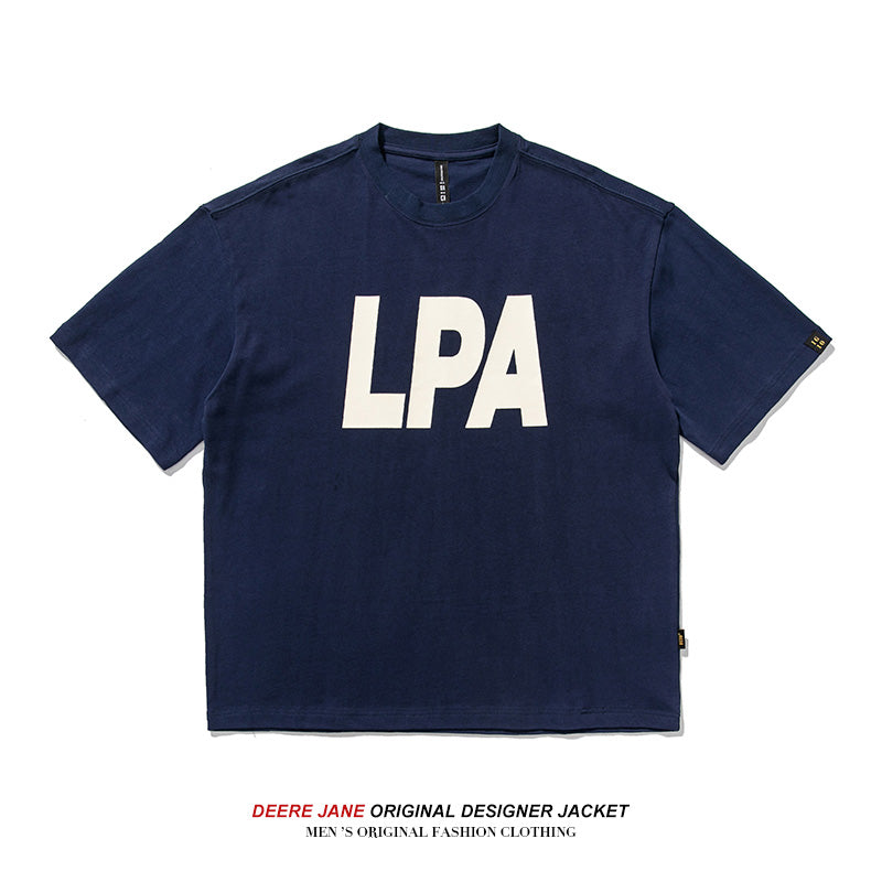 Men T-shirt Summer Cotton Short Sleeve T-shirt Men's Loose Half Sleeve