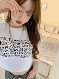 Vintage Y2g Shirts Summer Short-Sleeved Women's T-shirt