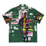 GUILTYPARTIES TIGER Shirts Joint Japanese Basquiat Graffiti Short Sleeve Flower Shirt