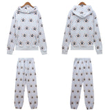 Denim Tears Hoodie & Sweatpants 2 Piece Set D.T Kapok Hooded Sweater Trousers Sports Suit