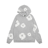 Denim Tears Outfit:Hoodie/Sweatpants (Separate Purchase Options) Loose Hooded Sweatshirt Casual Sweatpants