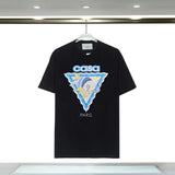 Casablanca T Shirts Fashion Casual Crew Neck Tee