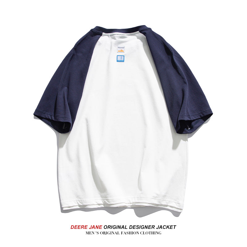 Men T-shirt Summer Cotton Short Sleeve T-shirt Men's Loose Casual