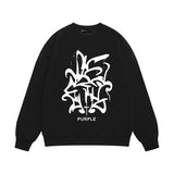 Purple Brand Sweatshirt Loose Crew Neck Sweater