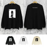 Purple Brand Long Sleeve T-Shirt Fashion Loose Long Sleeve Top