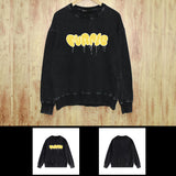 Purple Brand Distressed Sweatshirt Retro Vintage Crew Neck Sweater