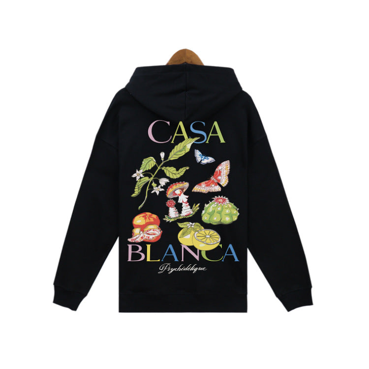 Casablanca Hoodie Summer Loose Cotton Sweater