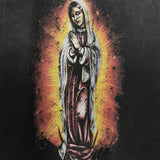 Mens Vintage T-Shirts SAINT MICHAEL Washing Water Old Ripped Virgin Mary T-Shirts