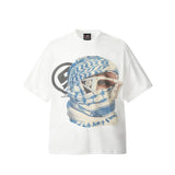 Unisex T-Shirts Saint Michael VINTAGE Masked Head Print Loose T-Shirt
