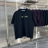 Off White T Shirts OW Patch Embroidery Arrow Crew Neck Pullover Short Sleeve