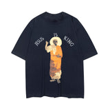 Jesus Is King T Shirt American Fashion Brand Cpfm Kanye Jesus Is King High Street Short Sleeve T-shirt Men and Women