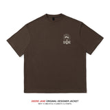 Men T-shirt Summer Cotton Short Sleeve T-shirt Men's Loose Half Sleeve