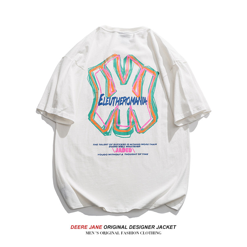 Men's T-Shirts Summer Short-Sleeved T-shirt Men's Loose