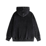Purple Brand Distressed Hoodie Fashion Old Loose Hooded Sweater