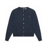 Ralph Lauren Knitted sweaters RL Crew Neck Embroidered Logo Knitted Cardigan Long Sleeves