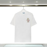 Casablanca T Shirts Painted Rabbit Print Cotton Tee