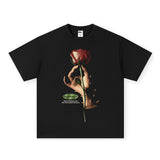 Vintage T-shirts Vintage Printed Short Sleeve T-Shirts High Street Washed Old