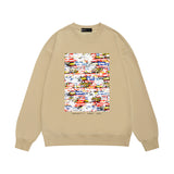 Purple Brand Sweatshirt Loose Crew Neck Sweater