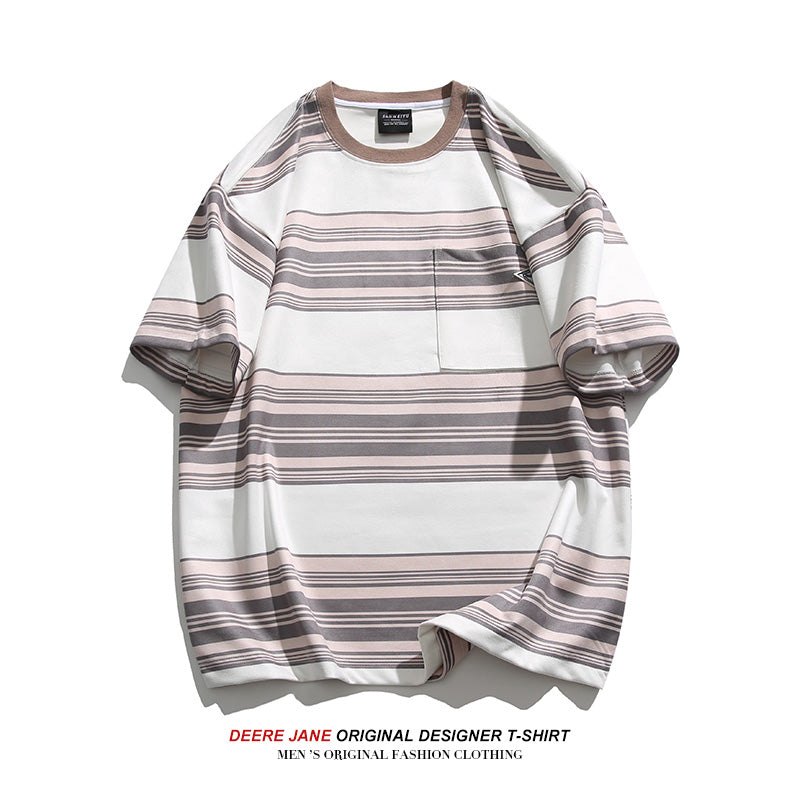 Men's T-Shirts Short-Sleeved T-shirt Men's Top T-shirt Summer Casual Loose